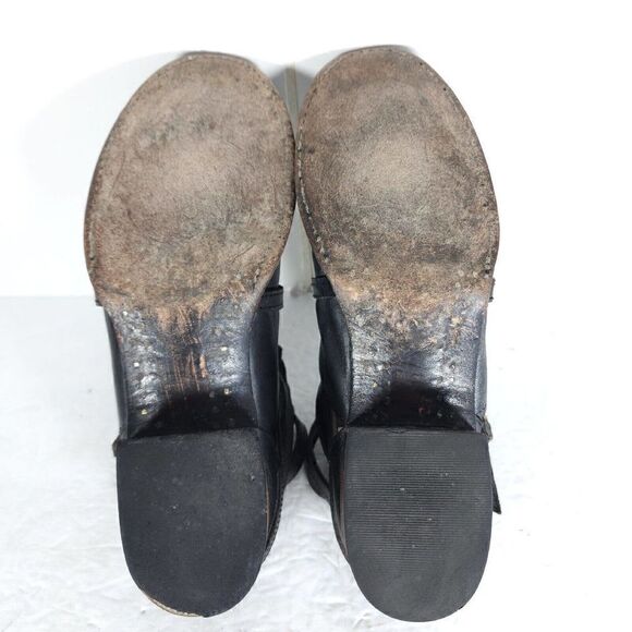 Freebird By Steven Women's Stair US8M Distressed Brown Leather Strappy Booties - Picture 11 of 12